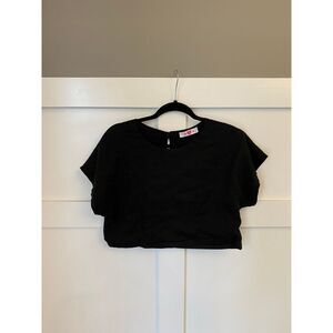 Buddy Love cropped‎ linen top size small